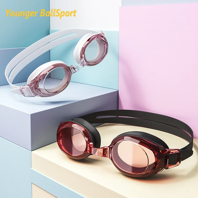 Swim Goggles Anti Fog Uv - Krótkowzroczność okulary pływackie dla kobiet czepek