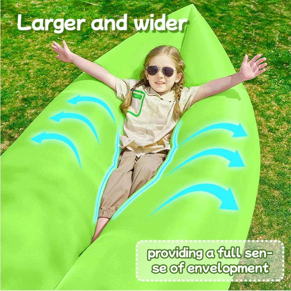 Pool Lounger Inflatable - Przenośna sofa dmuchana, wodoodporna, szybko napełniana,
