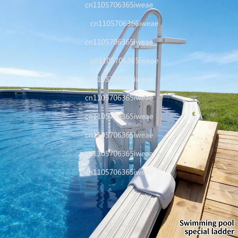 Pool Ladder Above Ground - Drabinka do basenu klasyczna, 4-stopniowa, antypoślizgowa,