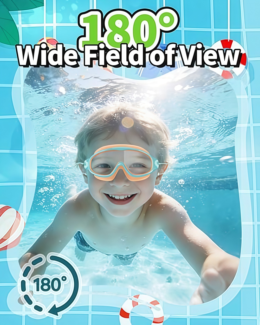 Okulary pływackie dla dzieci z – Swim Goggles Anti Fog Uv recenzja i cena