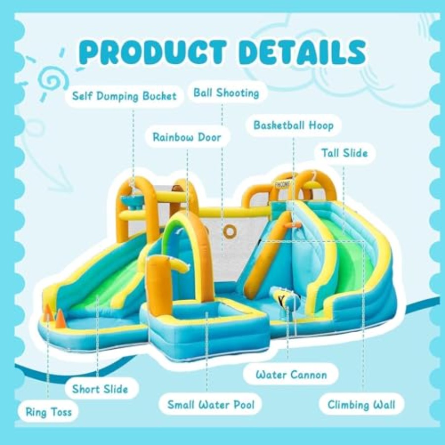 Nadmuchiwany park wodny na zew – Water Slide Inflatable recenzja i cena