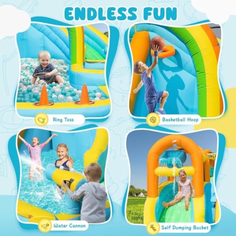 Nadmuchiwany park wodny na zew – Water Slide Inflatable recenzja i cena