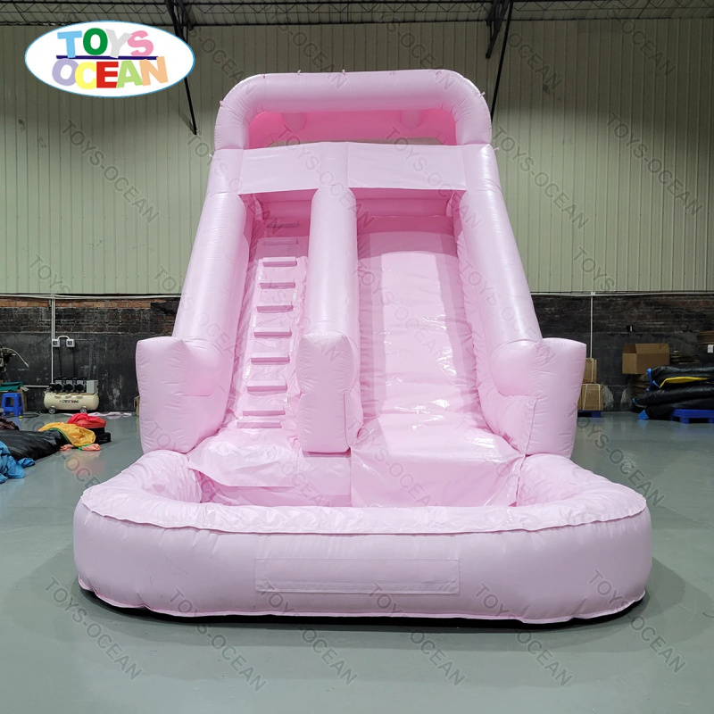 Profesjonalna różowa dmuchana  – Water Slide Inflatable recenzja i cena