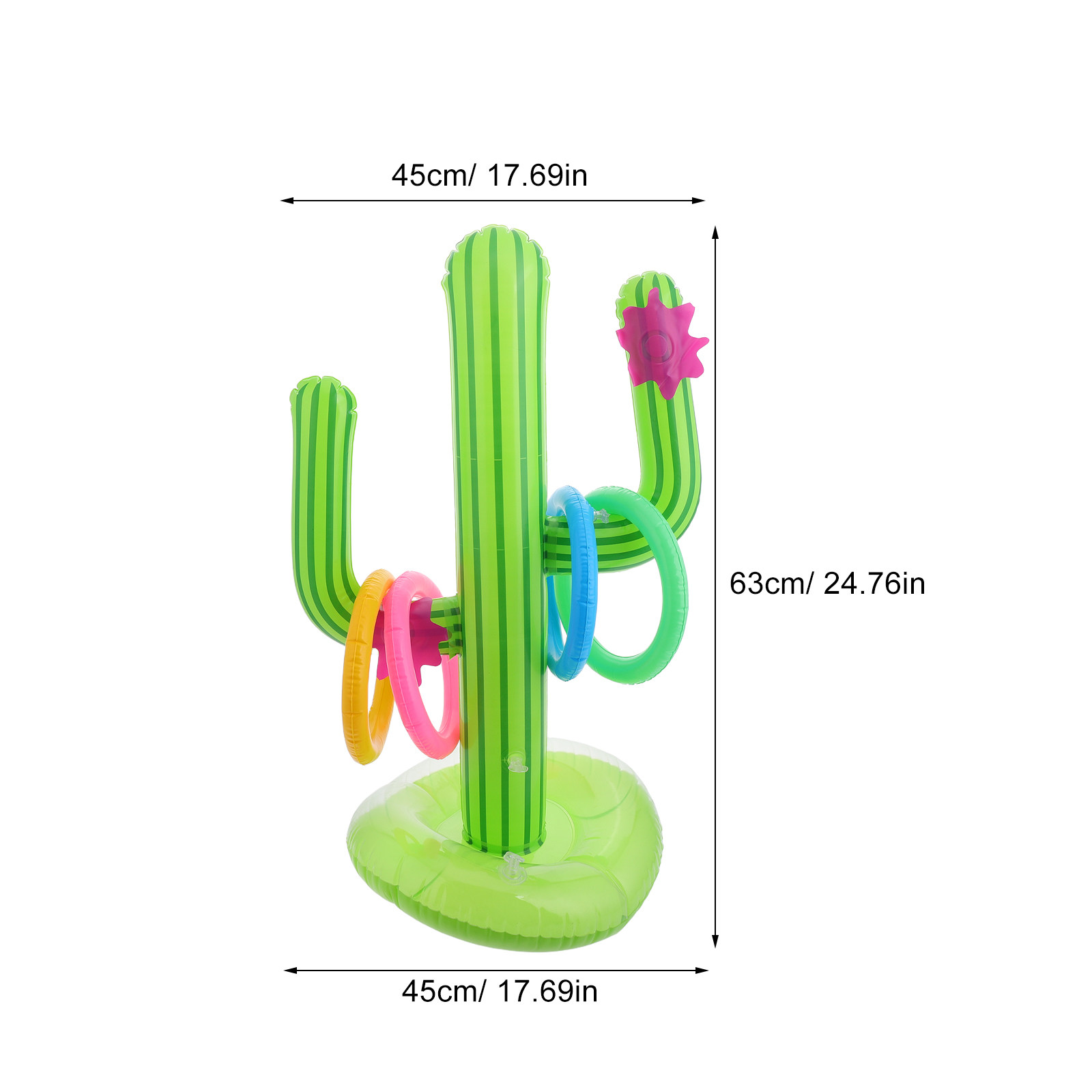 1 zestaw – dmuchana gra w rzuc – Pool Float Ring Inflatable recenzja i cena