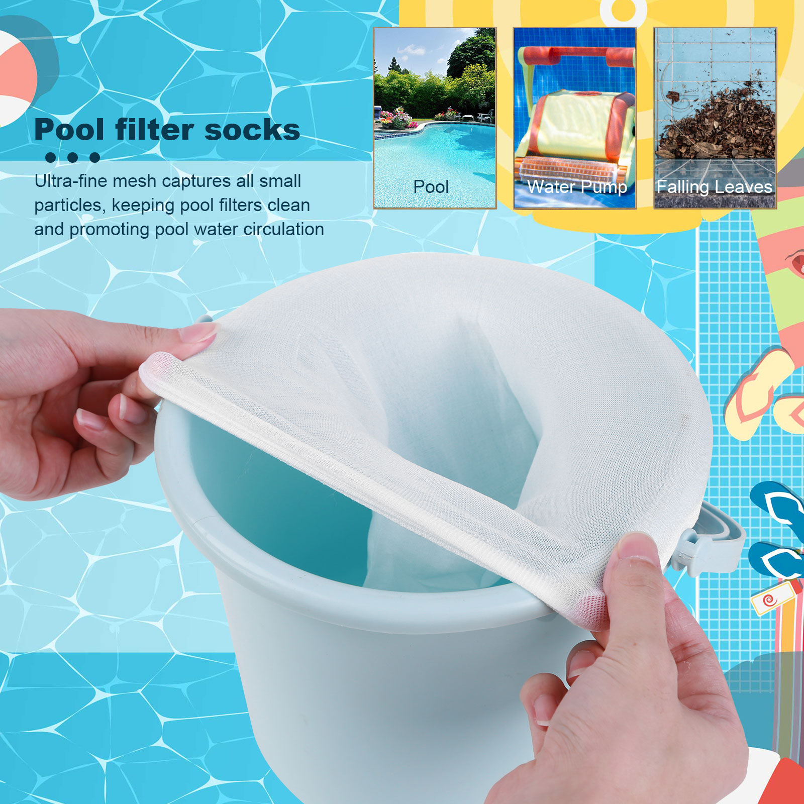 100-5 SZTUK Skarpetki do Skimm – Pool Skimmer Net recenzja i cena