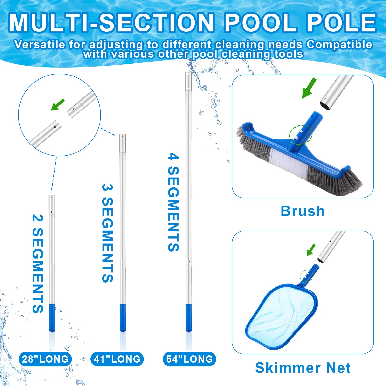 Zestaw do czyszczenia basenu,  – Pool Skimmer Net recenzja i cena