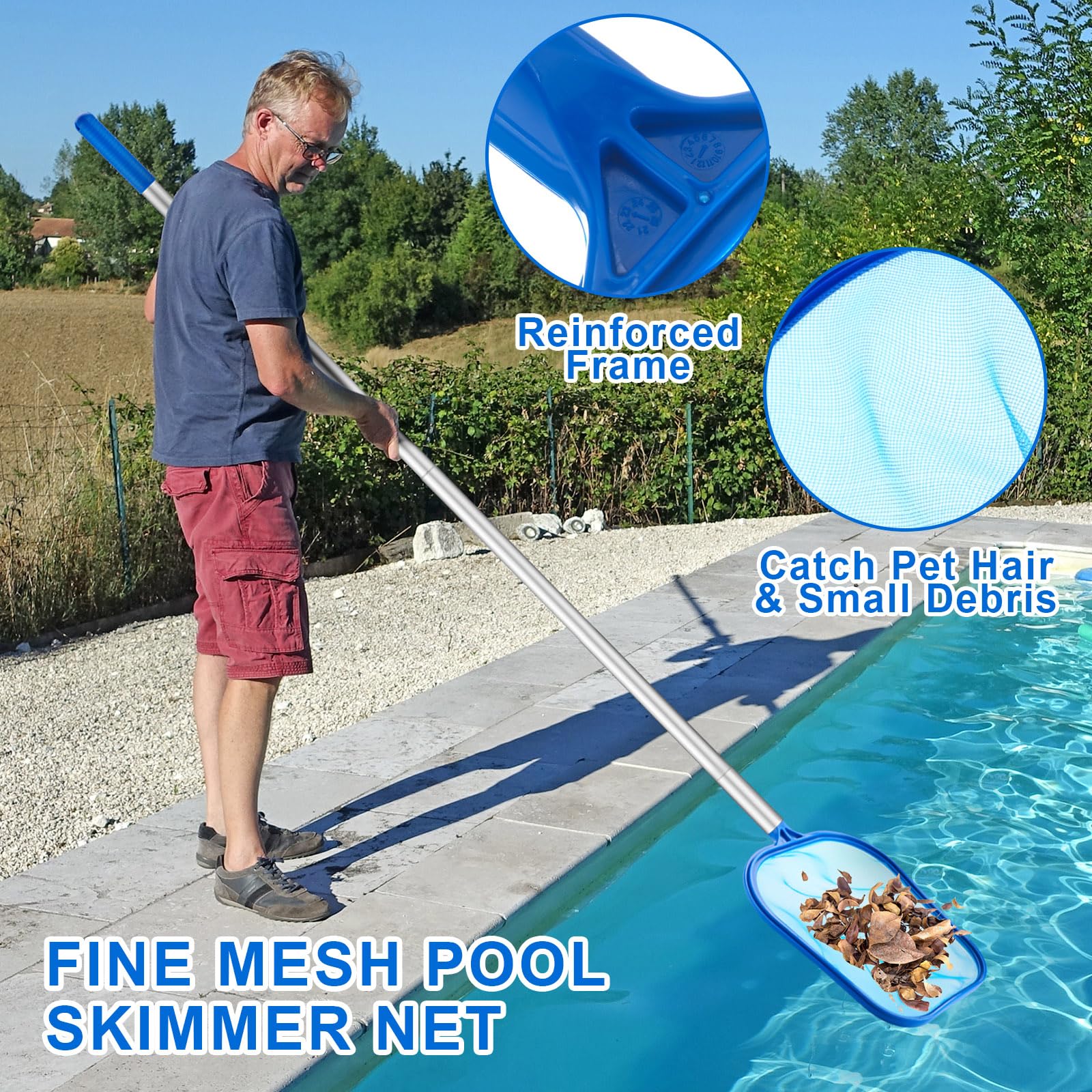 Zestaw do czyszczenia basenu,  – Pool Skimmer Net recenzja i cena