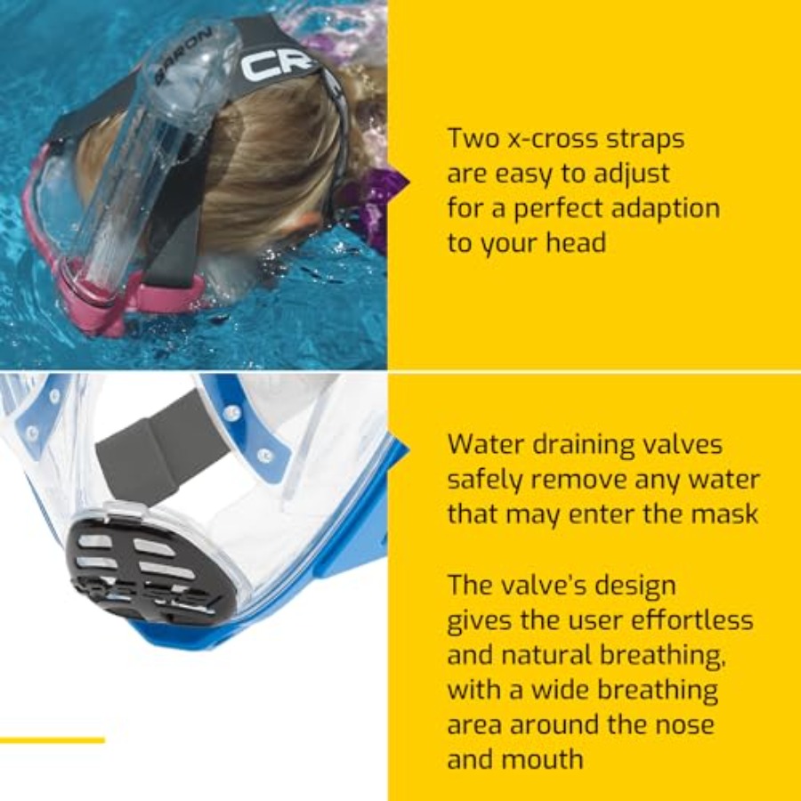 Zestaw do snorkelingu dla dzie – Snorkel Mask Full Face recenzja i cena