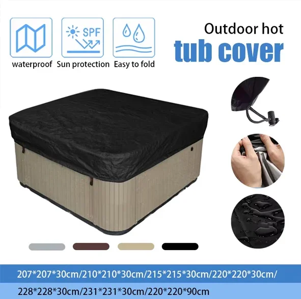 Pokrowiec na jacuzzi, wanna, b – Pool Cover Waterproof recenzja i cena