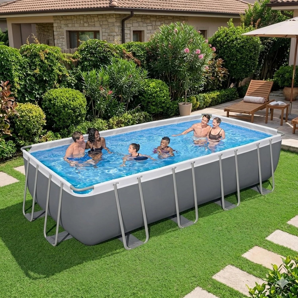 Prostokątny metalowy basen naz – Pool Ladder Above Ground recenzja i cena