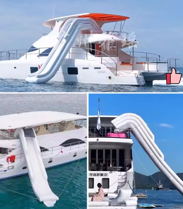 Nadmuchiwana jachtowa zjeżdżal – Water Slide Inflatable recenzja i cena