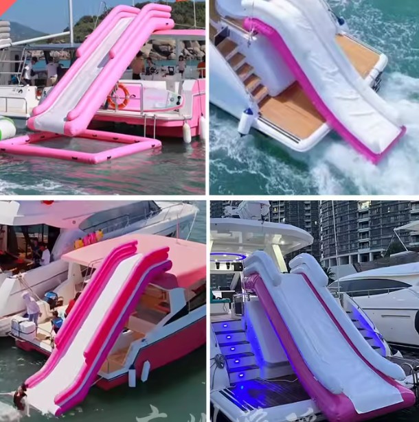 Nadmuchiwana jachtowa zjeżdżal – Water Slide Inflatable recenzja i cena