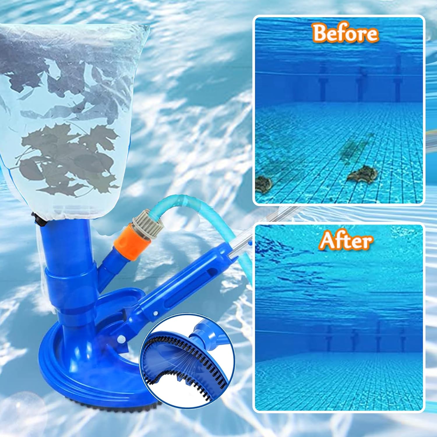 Odkurzacz basenowy 60 cali z t – Pool Vacuum Manual recenzja i cena